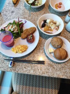 ダイヤモンドプリンセスの朝食